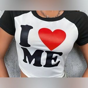 ❤️I LOVE ME Crop❤️